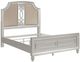 New Classic® Home Furnishings Reflections Matte Silver California King Panel Bed-0