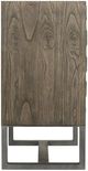 YHD Siti Medium Brown 2-Door Cabinet-4