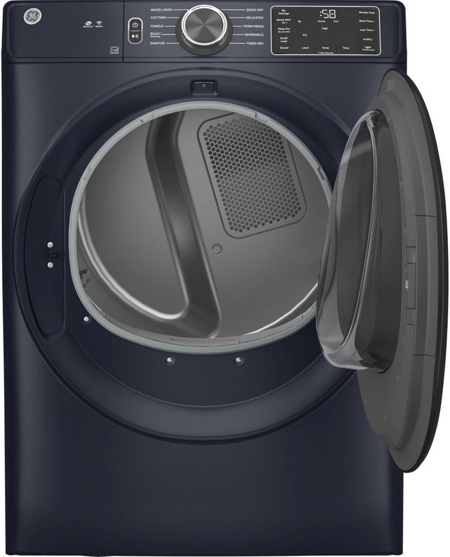 GE® 7.8 Cu. Ft. Sapphire Blue Smart Front Load Electric Dryer-1