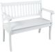 Jofran Inc. Artisan's Craft Distressed Weathered White Storage Bench-0