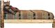 Montana Woodworks® Glacier Country Stain & Clear Lacquer California King Platform Bed-3