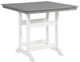 Signature Design by Ashley® Transville 3-Piece Gray/White Outdoor Dining Set-1