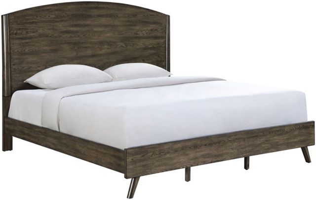 New Classic® Home Furnishings Rex Walnut Queen Platform Bed-0