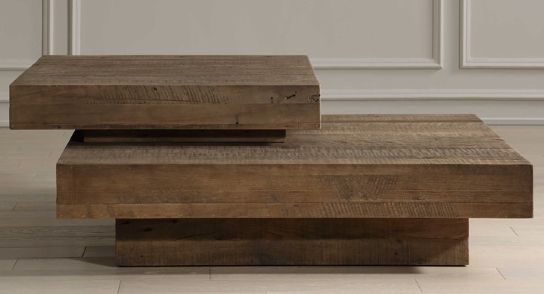 Uttermost® Rustic Planes Brown Coffee Table-1