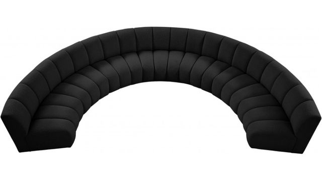Meridian Furniture Infinity 7-Piece Black Modular Sectional Set-1