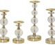 Stylecraft 4-Piece Polished Gold Candle Holder Set-1