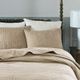 Olliix by Madison Park Signature Serene Linen King Cotton Hand Quilted Coverlet Set-2