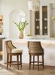 Tommy Bahama® Furniture Ocean Club Cabana Beige/Brown Swivel Counter Stool-1
