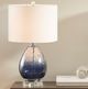 Olliix by Urban Habitat Borel Blue Table Lamp-2
