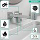 Hansgrohe Metropol Chrome Wall-Mounted Single-Handle Faucet Trim with Lever Handle-3