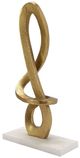 A & B Home Gold Knot Decorative Statue-3