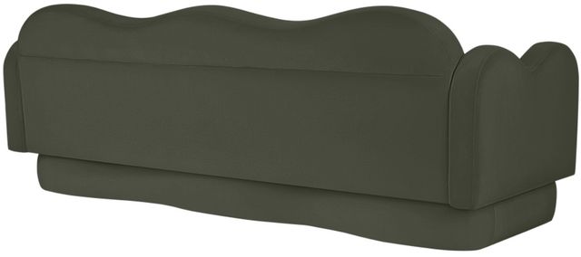 Meridian Furniture Bloom Green Velvet Upholstered Sofa-2