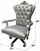 ACME Furniture Versailles Antique Platinum/Silver Executive Office Chair-2