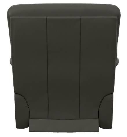 La-Z-Boy® James Charcoal Leather Power Wall Recliner with Headrest and Lumbar-3