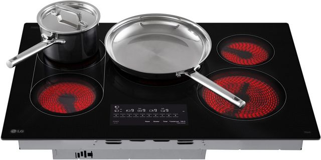 LG 30" Black Electric Cooktop-4