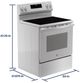GE® 400 Series 30" White Freestanding Electric Range-3