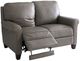 Bassett® Furniture Club Level Dixon Granite Leather Power Reclining Loveseat-2