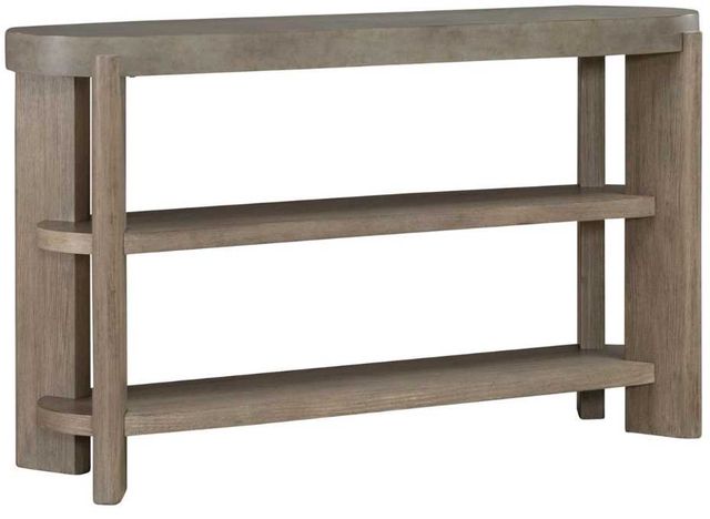 Liberty Furniture Affinity Gray Sofa Table with Dusty Taupe Base-0