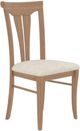 Canadel Core 0391 Pecan Washed Upholstered Dining Side Chair-0
