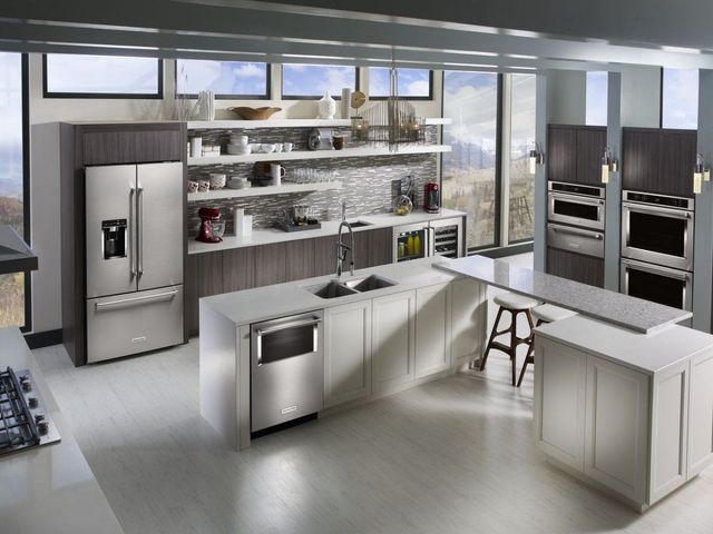 KitchenAid® 1.4 Cu. Ft. Stainless Steel Built In Microwave-5