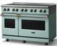Viking® 5 Series 48" Splash Pro Style Induction Range with Brushed Brass Trim-3