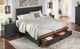 A-America® Stormy Ridge Chicory/Slate Black California King Storage Panel Bed-3