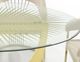 VIG Furniture Modrest Chambers Clear/Gold Dining Table-2