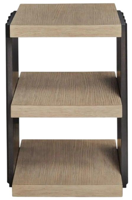 Signature Design by Ashley® Rylandyn Black/Light Brown Rectangular End Table-2