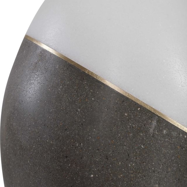 Uttermost® Tanali Charcoal and White Modern Table Lamp-3