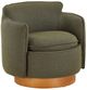 Forty West Luke Green Swivel Chair-0