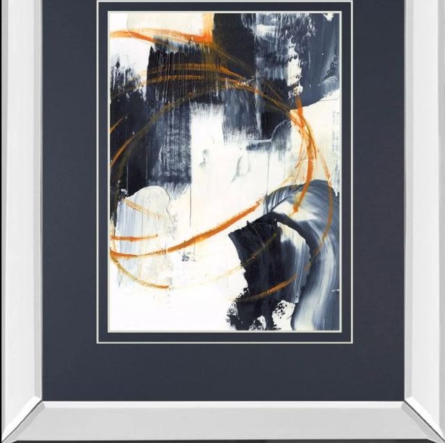 Classy Art Orange Rind II by Ethan Harper Mirrored Frame Wall Art-1