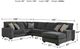 Benchcraft® Tracling 3-Piece Slate Right-Arm Facing Sectional and Chaise-2