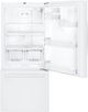GE® 30" 21.0 Cu. Ft. White Bottom Freezer Refrigerator-2