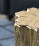 A & B Home Gold 20" Tree Trunk Stool-2