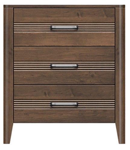 Country View Woodworking Brown Maple 30" Bedside Chest-0