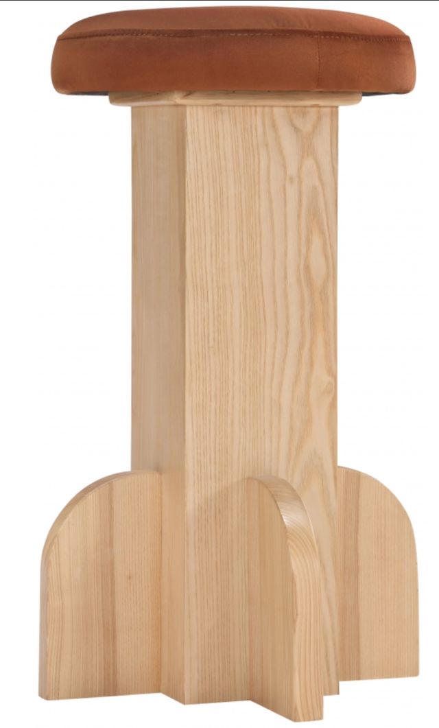Meridian Furniture Wyatt Natural Counter Stool-1
