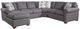 Braxton Culler Customizable Bedford 4-Piece 124" U-Shape Sectional and Chaise-0