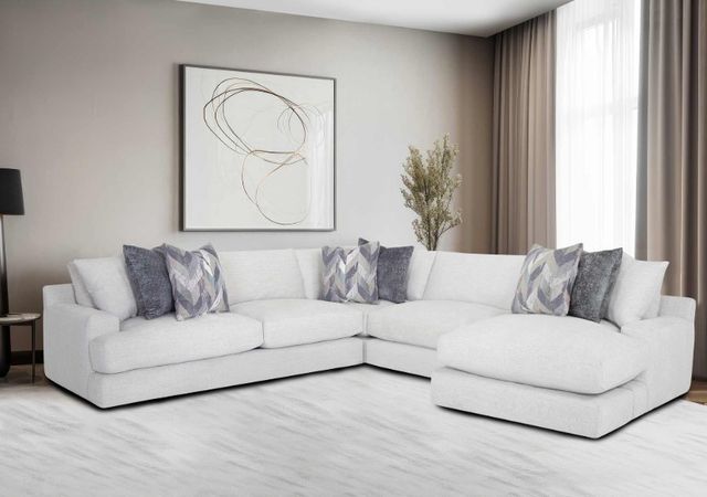 Franklin™ Alistair 3-Piece Cotton Sectional with Chaise-1
