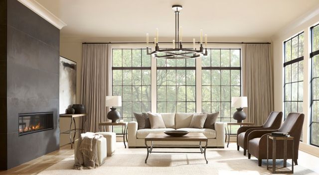 Bernhardt Tribeca Aurum Side Table with Barlow Base-1
