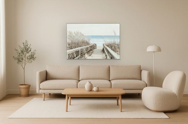 Classy Living Seaside Passageway Serenity  Wall Art-1