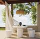 TOV Furniture Margot Light Gray Faux Plaster Indoor/Outdoor Oval Dining Table-1