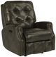 Flexsteel® Devon Black Power Rocking Recliner with Power Headrest-0