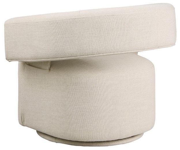 Meridian Furniture Niya Beige Swivel Accent Chair-3