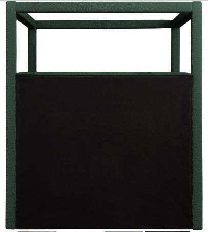 Meridian Furniture Eden Green Upholstered Canopy Bed-3