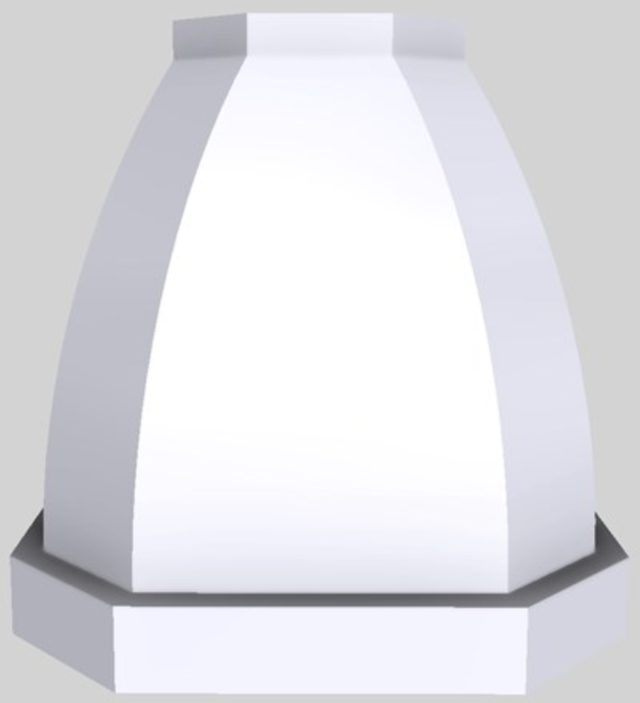 Vent-A-Hood® Designer Series 48" White Island Range Hood-1