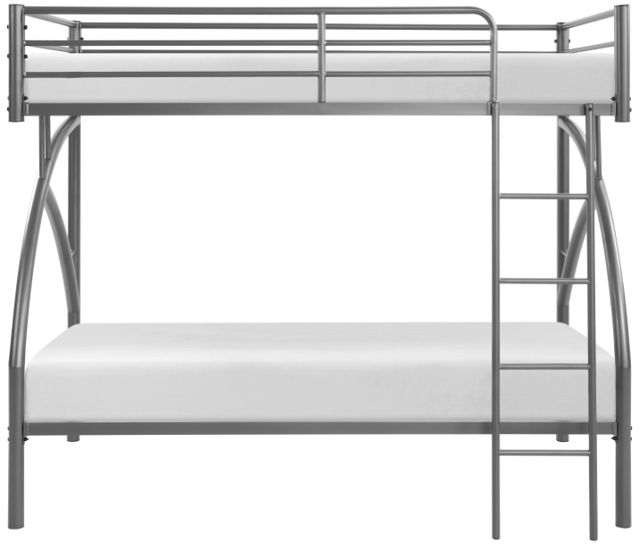 Homelegance® Bailey Gray Youth Twin Over Twin Bunk Bed-2