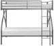 Homelegance® Bailey Gray Youth Twin Over Twin Bunk Bed-2