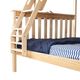 M3 Furniture Natural Twin/Full Bunk Bed-1