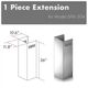 ZLINE 36" Stainless Steel Outdoor Chimney Extension -3
