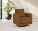 Coaster® Iris Rust Upholstered Swivel Accent Chair-1